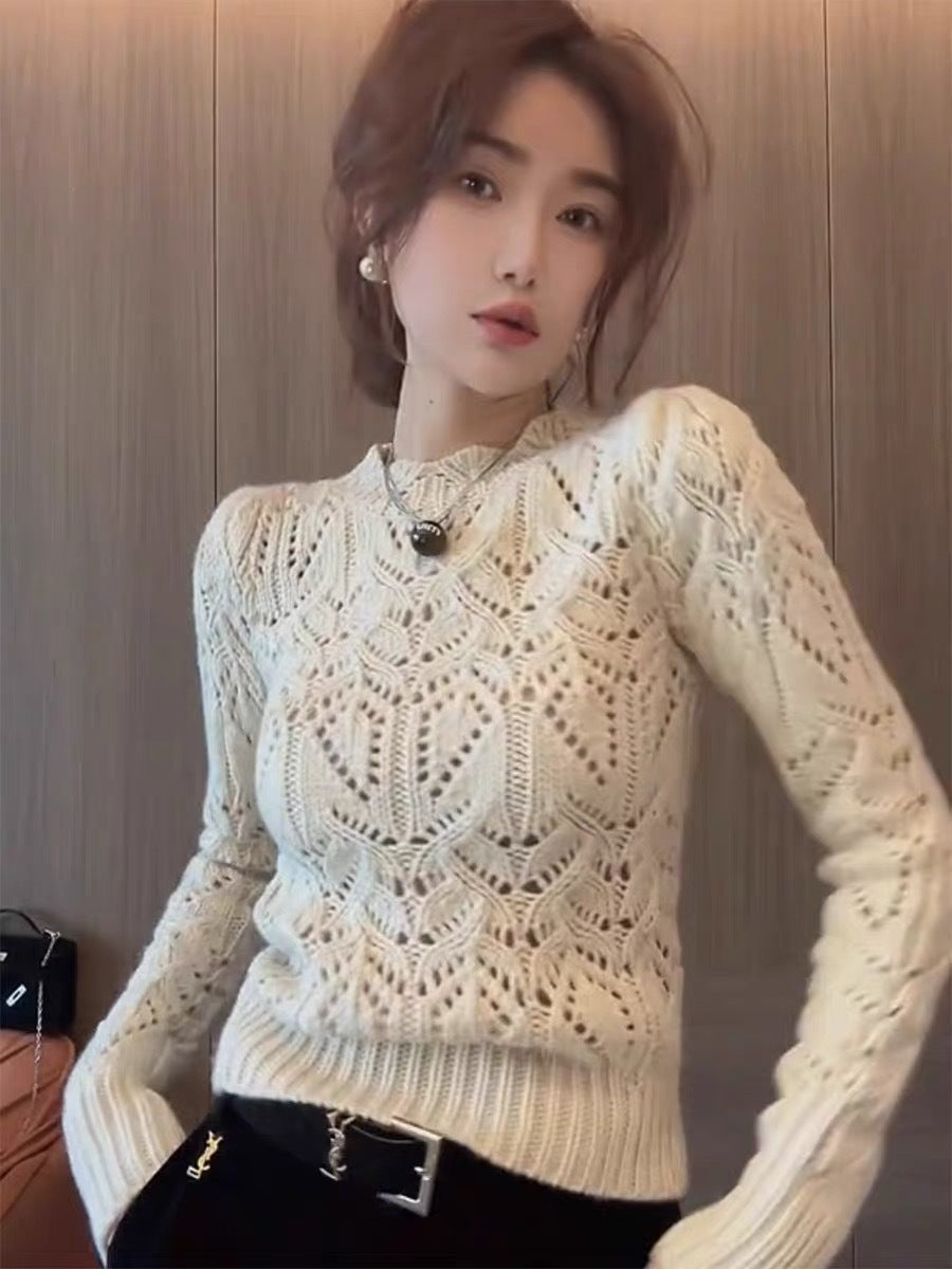 Slim Fit Slimming Outside Wear Bottoming Shirt For Adults