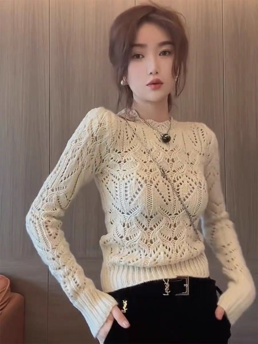 Slim Fit Slimming Outside Wear Bottoming Shirt For Adults